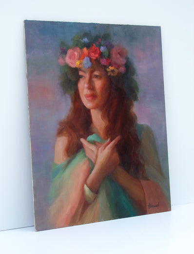 Spring Flowers by Sherri Aldawood |  Side View of Artwork