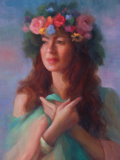 Spring Flowers by Sherri Aldawood |   Closeup View of Artwork