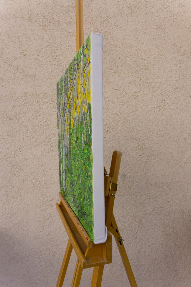 Lone Pine by Crystal DiPietro |  Side View of Artwork