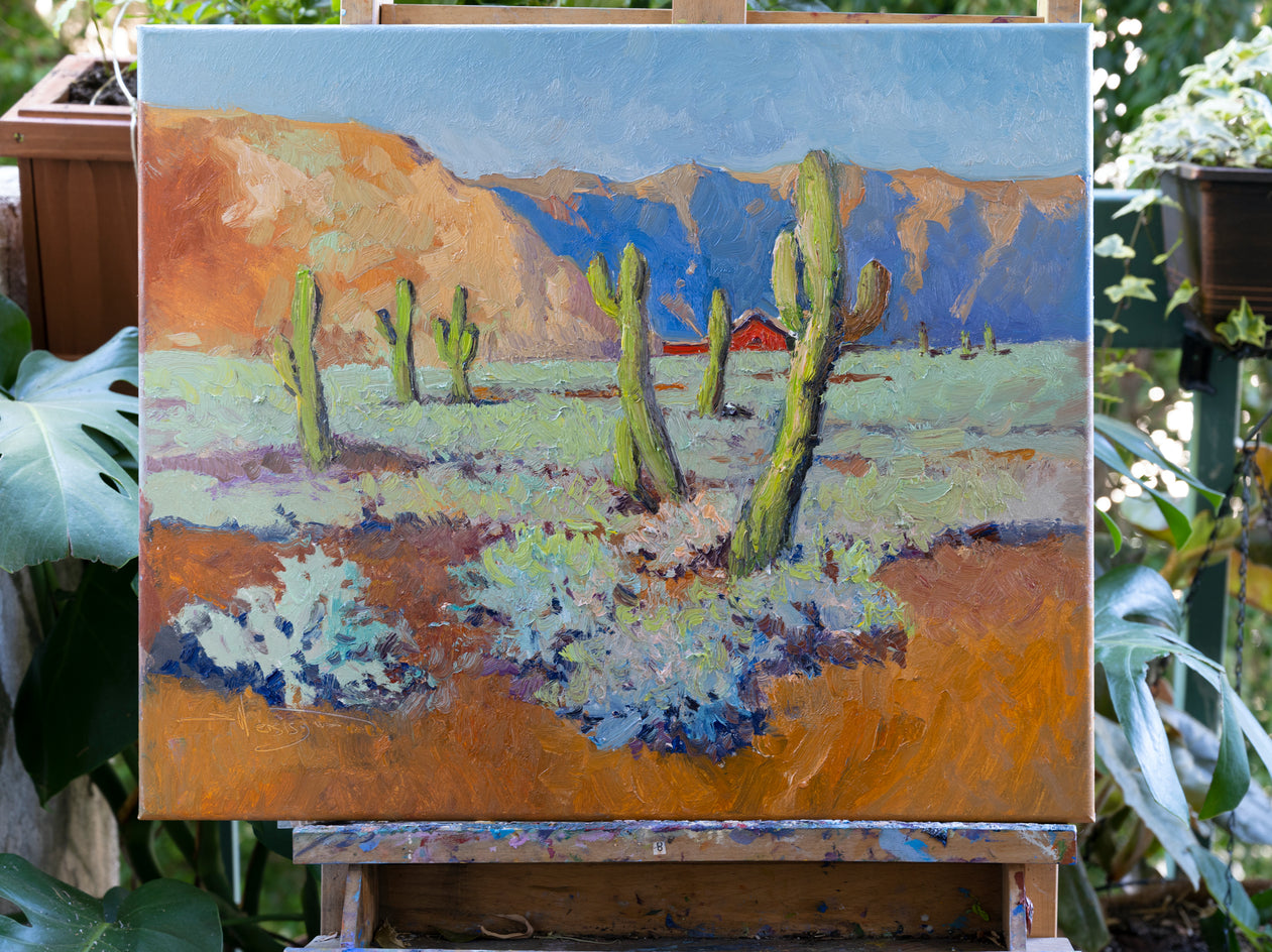 Arizona Desert Landscape, Cactuses by Suren Nersisyan |  Context View of Artwork