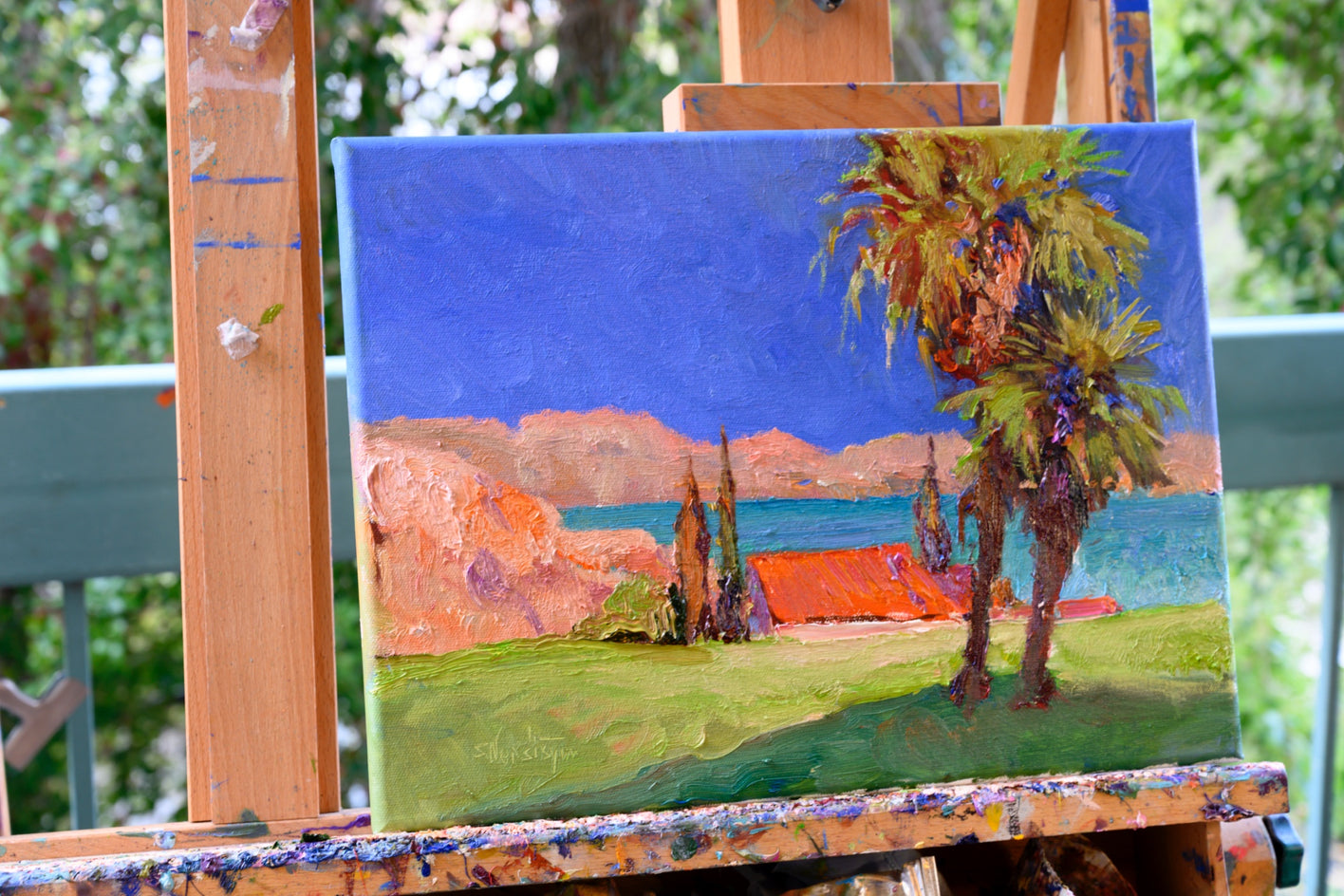 Landscape from Malibu by Suren Nersisyan |  Context View of Artwork