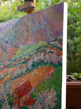 Original art for sale at UGallery.com | Spring in the Mountains, Tree Blossom by Suren Nersisyan | $1,200 | oil painting | 24' h x 30' w | thumbnail 3