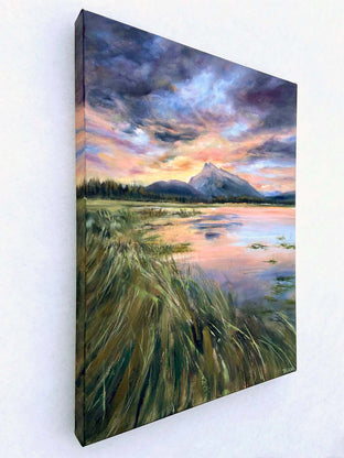 At Dusk by Tiffany Blaise |  Side View of Artwork 