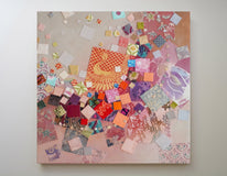 Original art for sale at UGallery.com | Lullabies by Tomo Mori | $1,025 | mixed media artwork | 12' h x 12' w | thumbnail 3