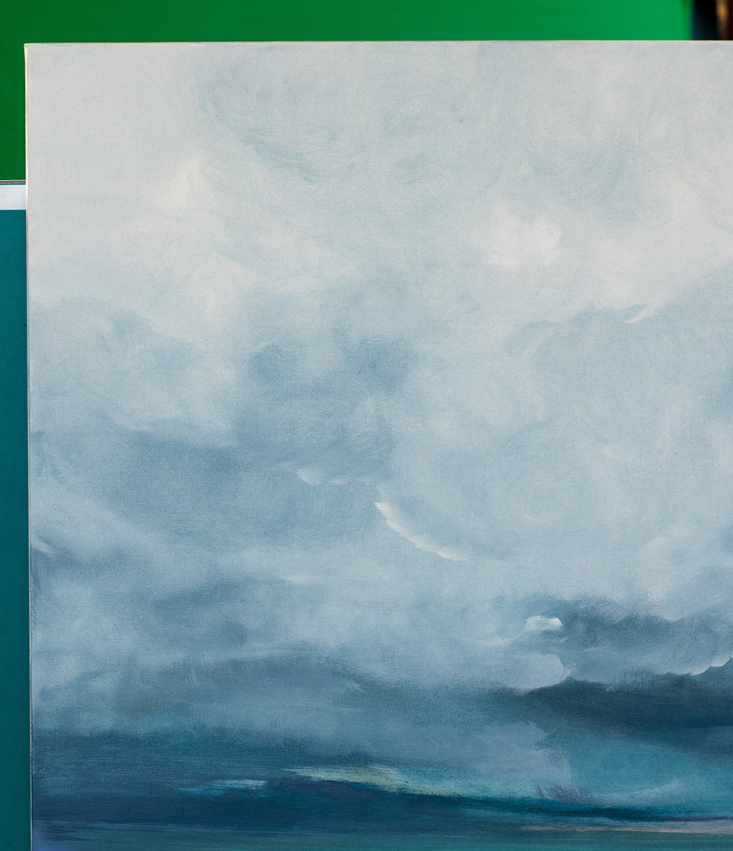 Unpredictable Day by Alicia Dunn |  Side View of Artwork