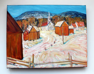 Waits River Church, Vermont by Doug Cosbie |  Context View of Artwork 