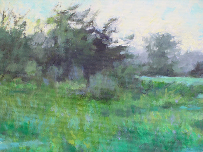 Water World High Noon by Suzanne Massion |   Closeup View of Artwork