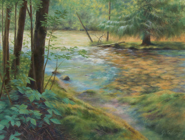 oil painting by Jo Galang titled Whispers of Spring