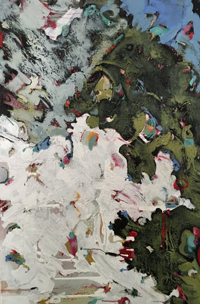 Original art for sale at UGallery.com | White Oak by Sheila Grabarsky | $1,900 | acrylic painting | 36' h x 24' w