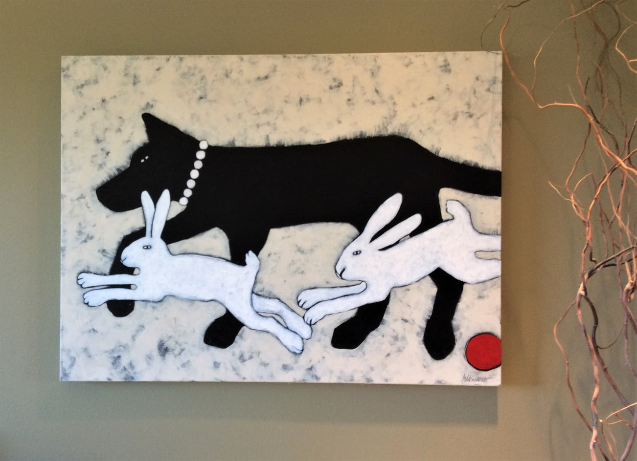 White Rabbits by Jaime Ellsworth |  Context View of Artwork
