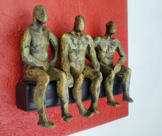 Serie: Inseparable Bond III by Yelitza Diaz |  Closeup View of Artwork