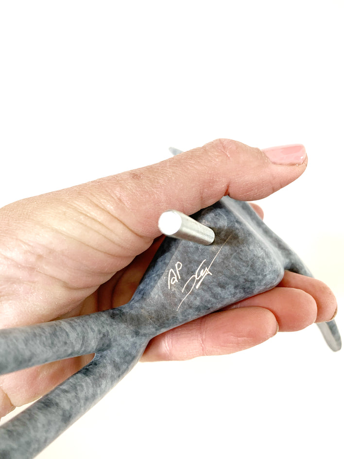 10" Angel Bronze by Yenny Cocq |  Closeup View of Artwork