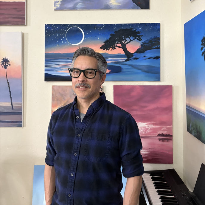  UGallery artist Jesse Aldana and his oil paintings 