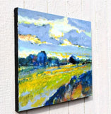 Original art for sale at UGallery.com | Light On Mustard by Kip Decker | $1,075 | acrylic painting | 24' h x 30' w | thumbnail 2