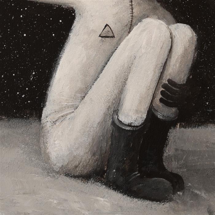 Astronaut by Krzysztof Iwin |  Closeup View of Artwork 