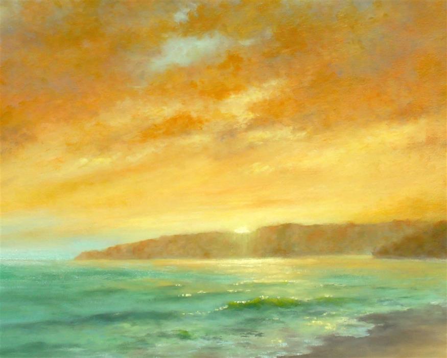 Theatre in the Sky by Gail Greene |  Closeup View of Artwork 