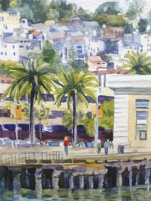 Coit Tower, San Francisco by Catherine McCargar |   Closeup View of Artwork 