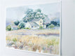Original art for sale at UGallery.com | Misty Solitude by Catherine McCargar | $525 | watercolor painting | 11' h x 14' w | thumbnail 3