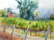 Original art for sale at UGallery.com | Morning Fog at Murrieta's Well by Catherine McCargar | $600 | watercolor painting | 12' h x 16' w | thumbnail 1