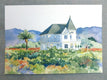 Original art for sale at UGallery.com | Vineyard Victorian by Catherine McCargar | $350 | watercolor painting | 8' h x 12' w | thumbnail 2