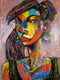 Original art for sale at UGallery.com | Meeting for a Drink by Allen Wittert | $1,400 | acrylic painting | 24' h x 18' w | thumbnail 1