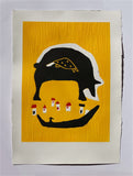 Original art for sale at UGallery.com | Bear by Andrea Krnetic Grbic | $500 | printmaking | 13.58' h x 9.65' w | thumbnail 3