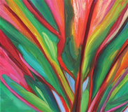 Original art for sale at UGallery.com | Tropical Treasure by Andres Lopez | $575 | oil painting | 12' h x 12' w | thumbnail 4