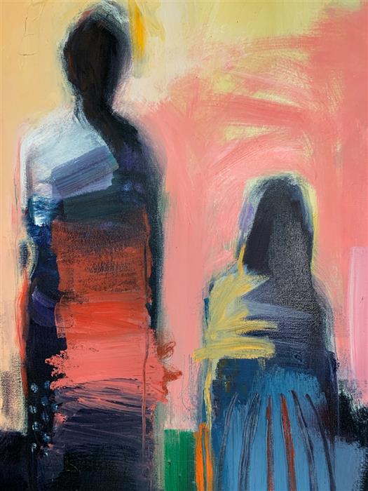 Remembering by Gena Brodie Robbins |  Closeup View of Artwork 