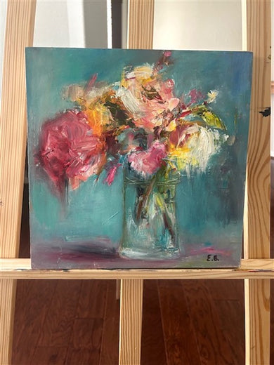Beautiful Flowers 7 by Elif Burduroglu |  Context View of Artwork 