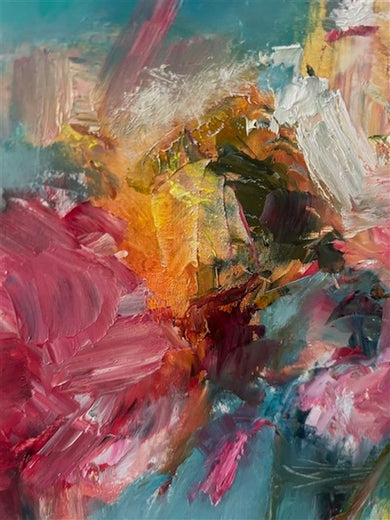 Beautiful Flowers 7 by Elif Burduroglu |   Closeup View of Artwork 
