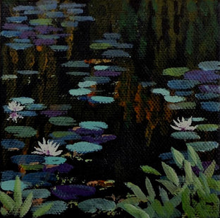 Floating Lilypads II by Catherine McCargar |  Artwork Main Image 