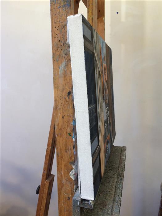 High Line View with Robot Lady by Nick Savides |  Side View of Artwork 