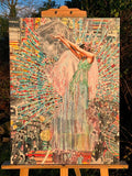 Original art for sale at UGallery.com | Desire by Hope Rambo | $1,500 | acrylic painting | 24' h x 18' w | thumbnail 3