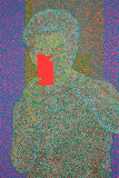 Original art for sale at UGallery.com | Ghost in the City – Cosplay by Hyoungseok Kim | $3,775 | acrylic painting | 31.5' h x 31.5' w | thumbnail 4