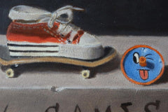 Original art for sale at UGallery.com | X Games by Jose H. Alvarenga | $425 | oil painting | 5' h x 7' w | thumbnail 4