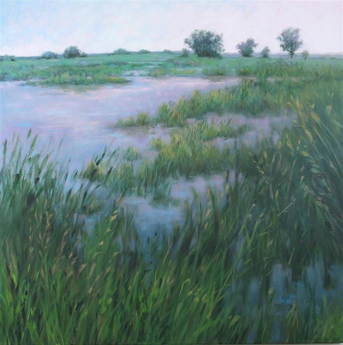 Lake in the Prairie by Suzanne Massion |  Artwork Main Image 