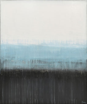 Original art for sale at UGallery.com | Blue Fog by Lisa Carney | $2,650 | acrylic painting | 48' h x 40' w