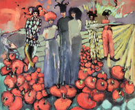 Original art for sale at UGallery.com | Land of Plenty by Mary Pratt | $2,175 | oil painting | 30' h x 36' w | thumbnail 1