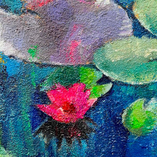 Revealed in Stillness by Nava Lundy |   Closeup View of Artwork 