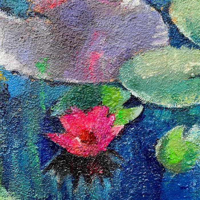 Revealed in Stillness by Nava Lundy |  Closeup View of Artwork 