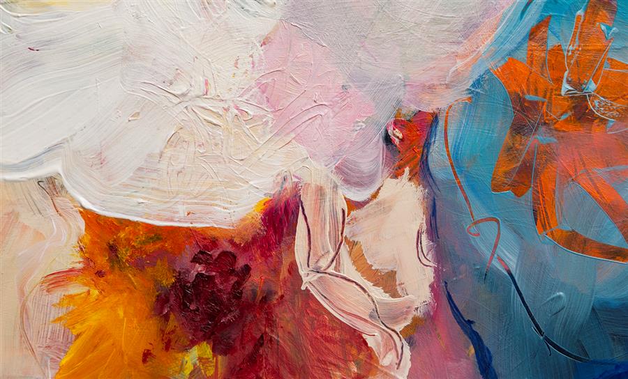 Pensive Moment by Ruth-Anne Siegel |  Closeup View of Artwork 