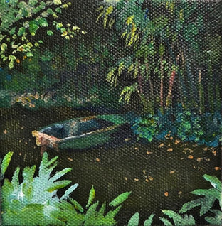 Pond Boat, Giverny by Catherine McCargar |  Artwork Main Image 