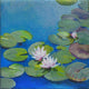 Original art for sale at UGallery.com | Pond Princesses by Catherine McCargar | $75 | acrylic painting | 4' h x 4' w | thumbnail 1
