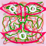 Original art for sale at UGallery.com | Big Green Series # 10 by Russell Jacobs | $1,400 | acrylic painting | 25' h x 25' w | thumbnail 1