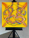 Original art for sale at UGallery.com | Big Green Series # 8 by Russell Jacobs | $1,400 | acrylic painting | 30' h x 30' w | thumbnail 3