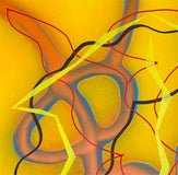 Original art for sale at UGallery.com | Big Green Series # 8 by Russell Jacobs | $1,400 | acrylic painting | 30' h x 30' w | thumbnail 4