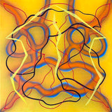 Original art for sale at UGallery.com | Big Green Series # 8 by Russell Jacobs | $1,400 | acrylic painting | 30' h x 30' w | thumbnail 1