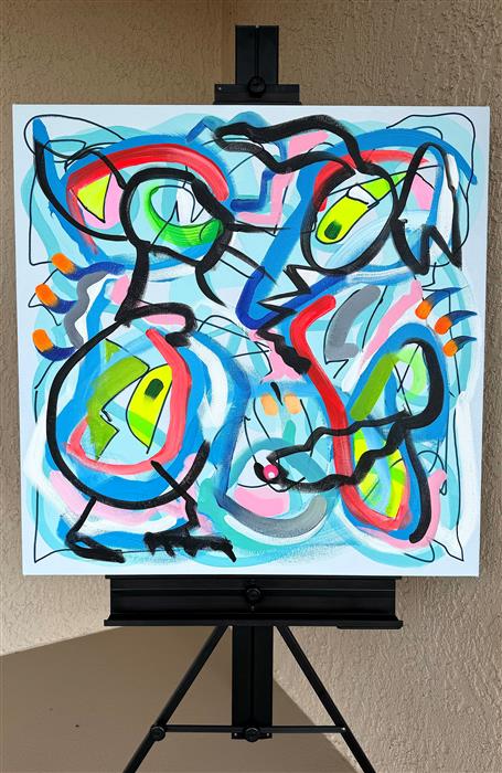 Big Green Series # 12 by Russell Jacobs |  Context View of Artwork 