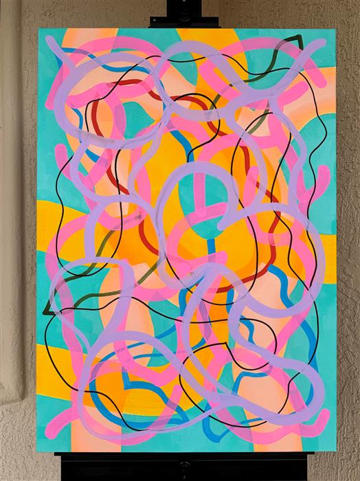 Big Green Series # 9 by Russell Jacobs |  Context View of Artwork 