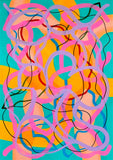 Original art for sale at UGallery.com | Big Green Series # 9 by Russell Jacobs | $1,400 | acrylic painting | 34' h x 24' w | thumbnail 1